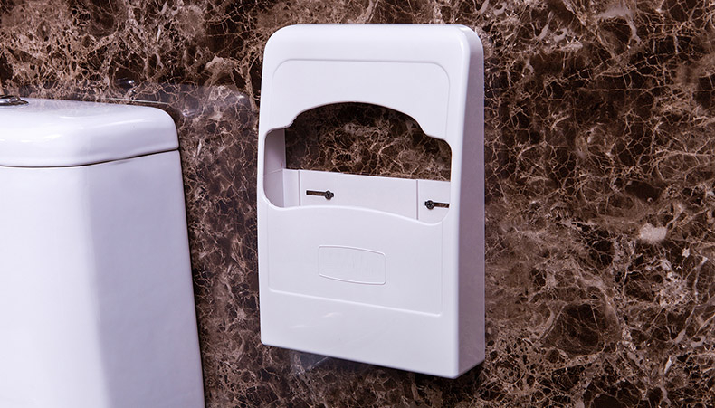 Plastic 1/4 Toilet Paper Dispenser used for airport KW-641