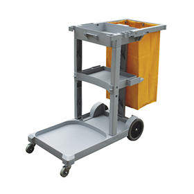 Plastic Multi-Function Cleaning Trolley (YG-039)