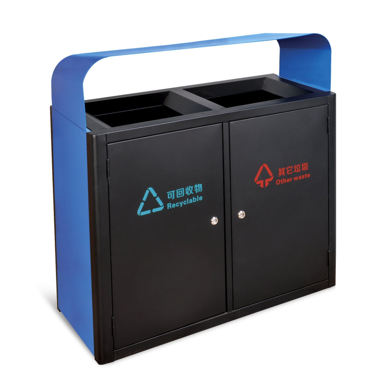 Heavy duty smokeless outdoor waste bin HW-531