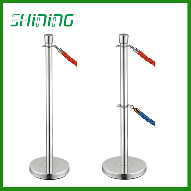 Double Banner with Stainless Steel Crowd Control Stanchions And Ropes for Hotel 