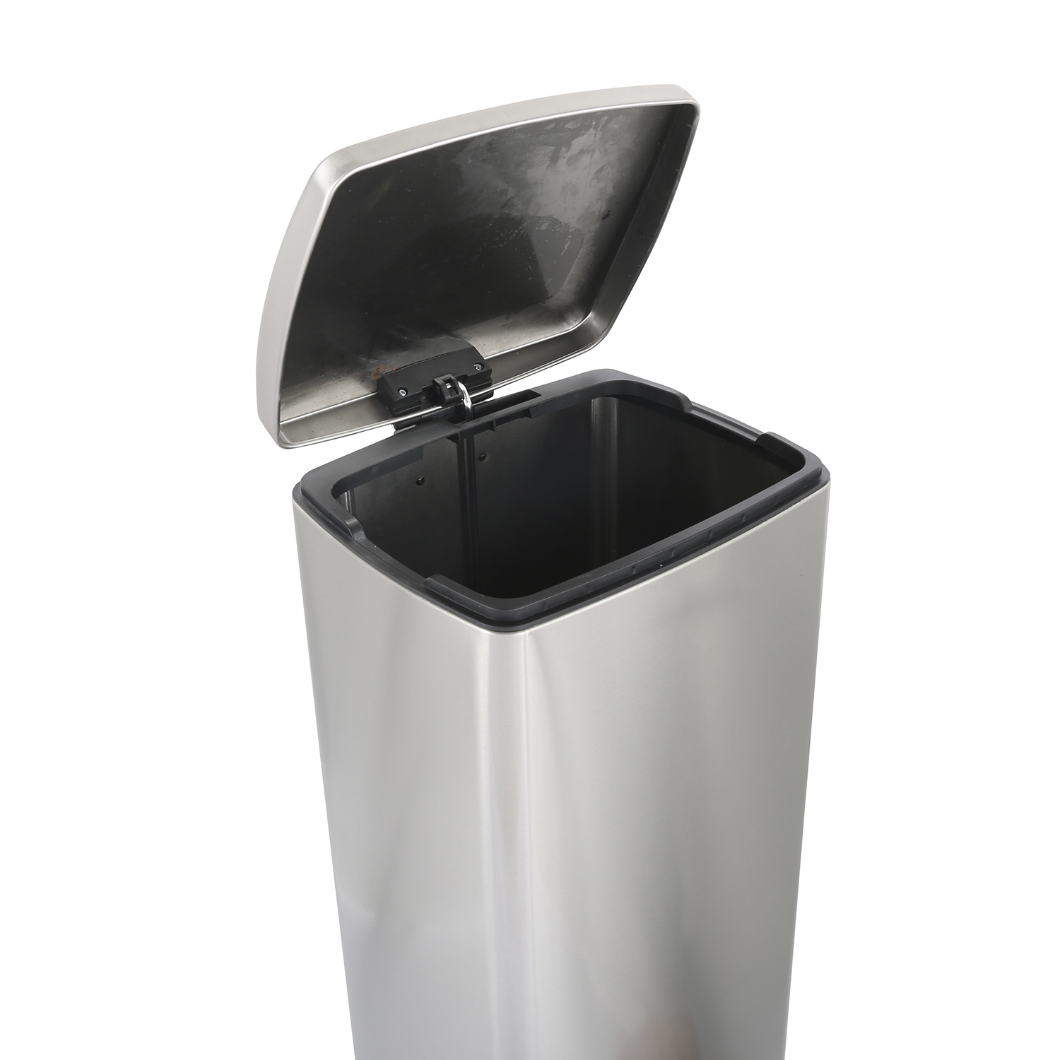 Rectangle Padel Stainless Steel Dustbin with 30Liter (KL-101)