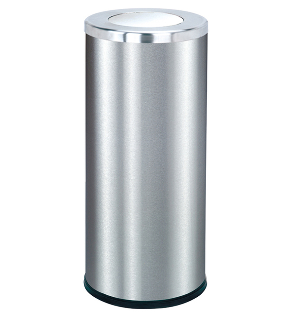 cylinder Stainlesss Steel Waste Can for hotel use (YH-125)