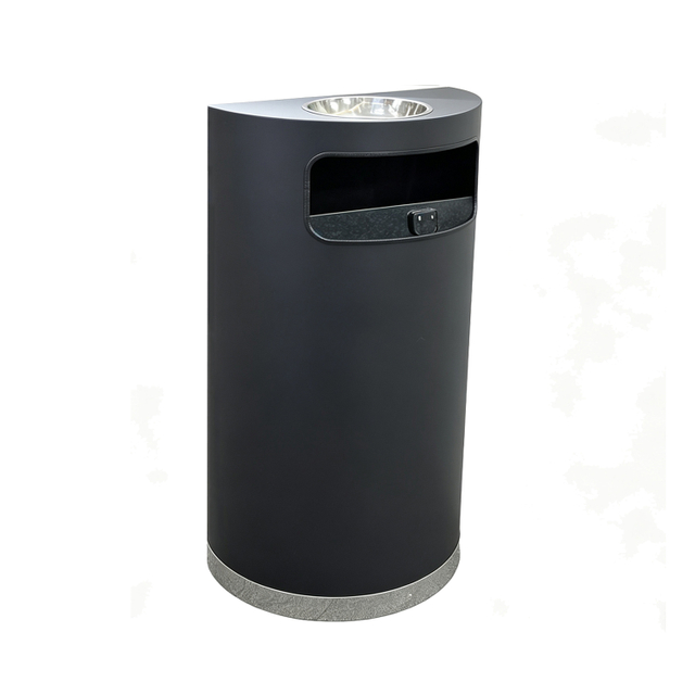 Half Round Trash Can with big capacity (YH-90B)