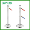  Stainless Steel Double Banner Stand Crowd Control Barrier for Hotel