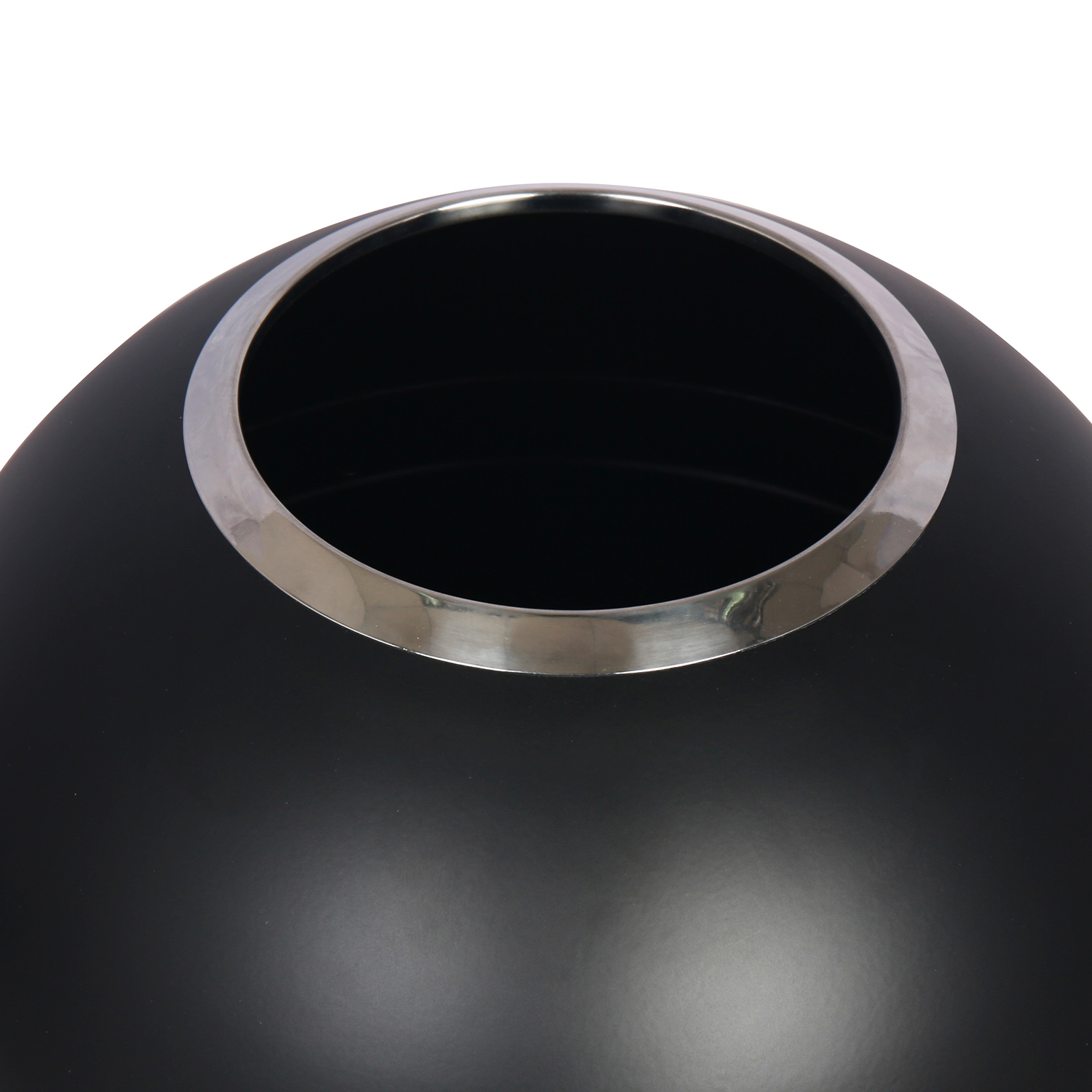 Rounded Metal Trash Can with Dome Top Recycling YH-158E