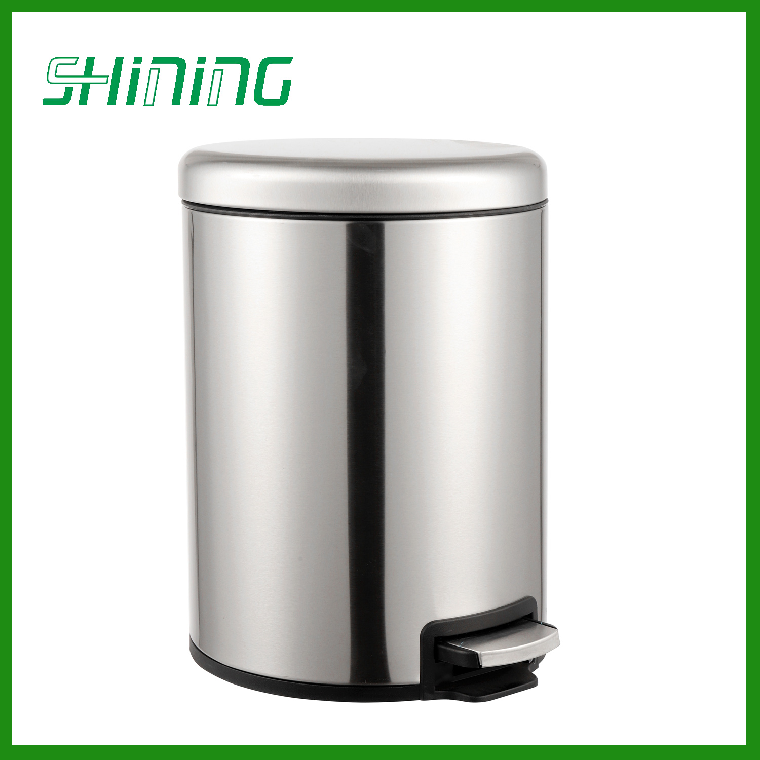Stainless Steel Round Step Trash Can KL-122