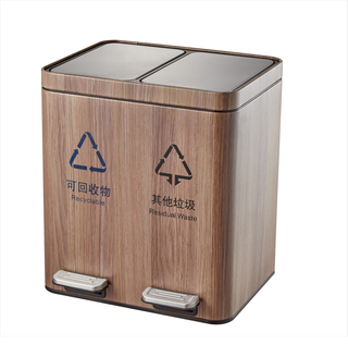 2in1 Pedal Control Dustbin for Indoor Use