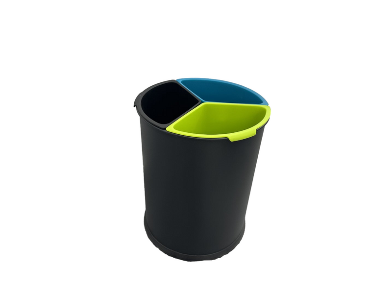 Hotel Trash Bin with 3 Inner Compartments KL-74