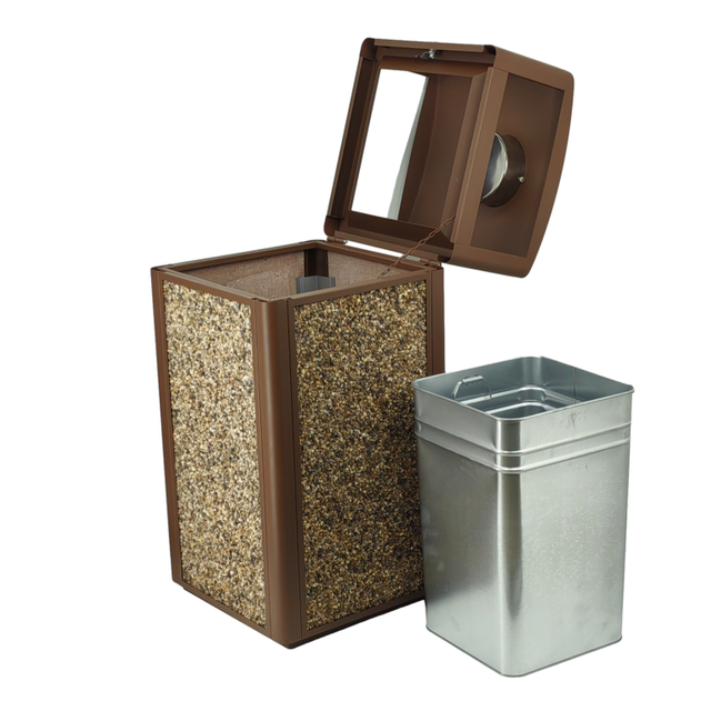 High-end luxury Commercial dustbin From Shining 