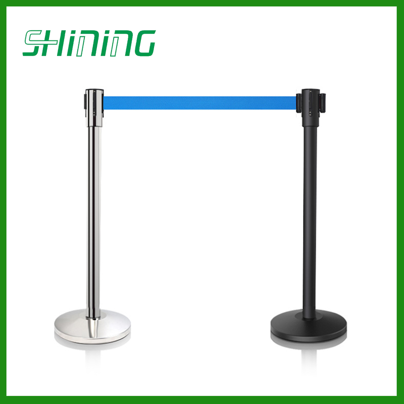 Stainless Steel Retractable Belt Railing Stand for Subway(LG-16)