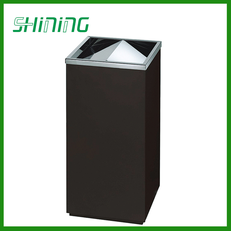 Rectangular Flip-top Trash Bin for Hotel 