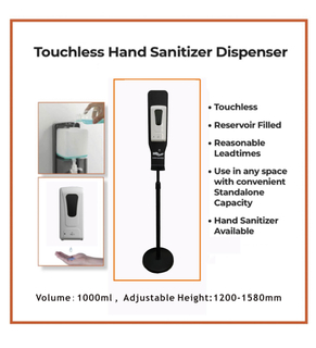 Non- Touch Automatic Hand Sanitizer Dispenser with Stand