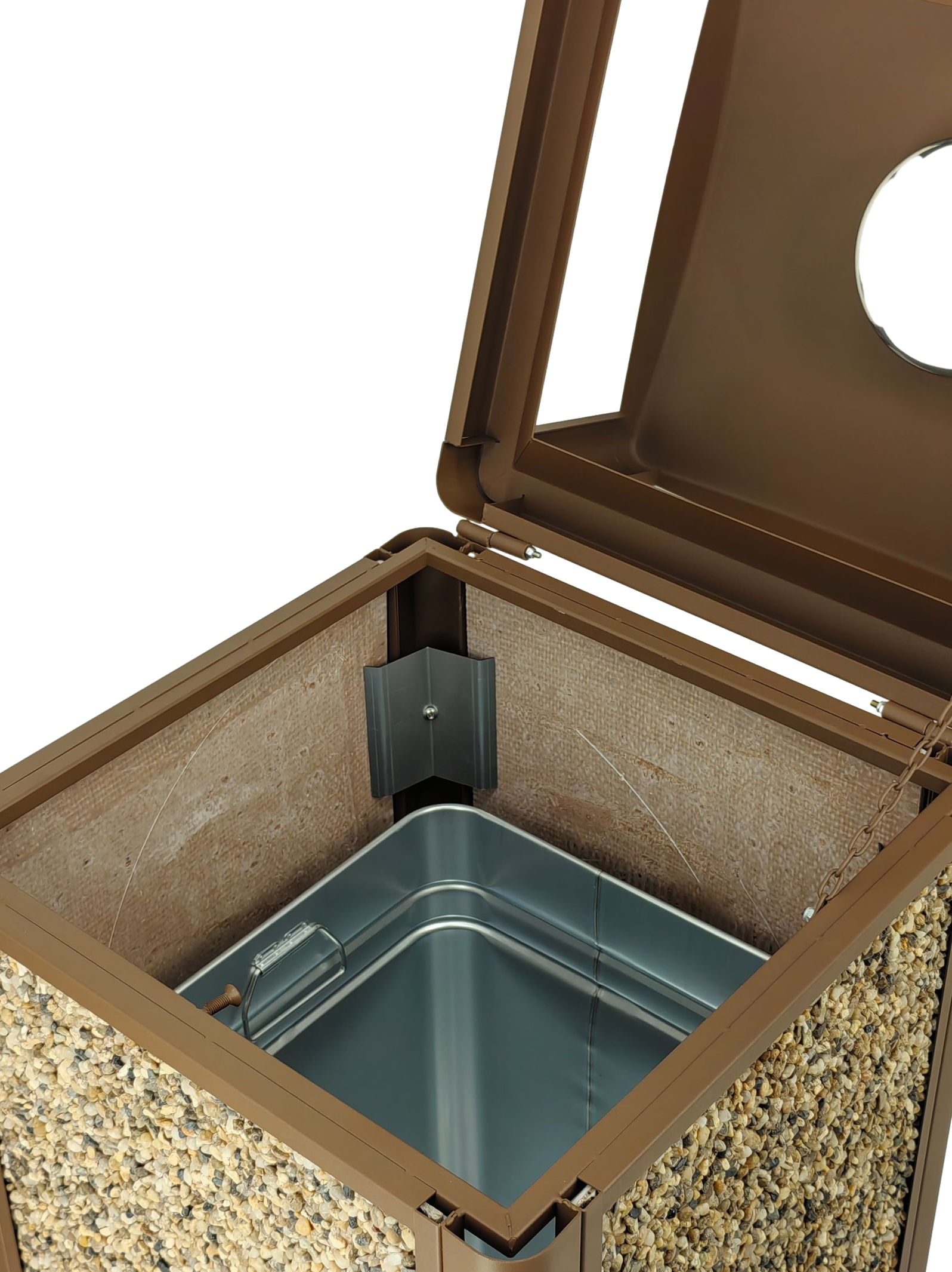 High-end luxury Commercial dustbin From Shining 