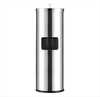 Rounded Stainless Steel Floor Standing Gym Wipes Dispenser