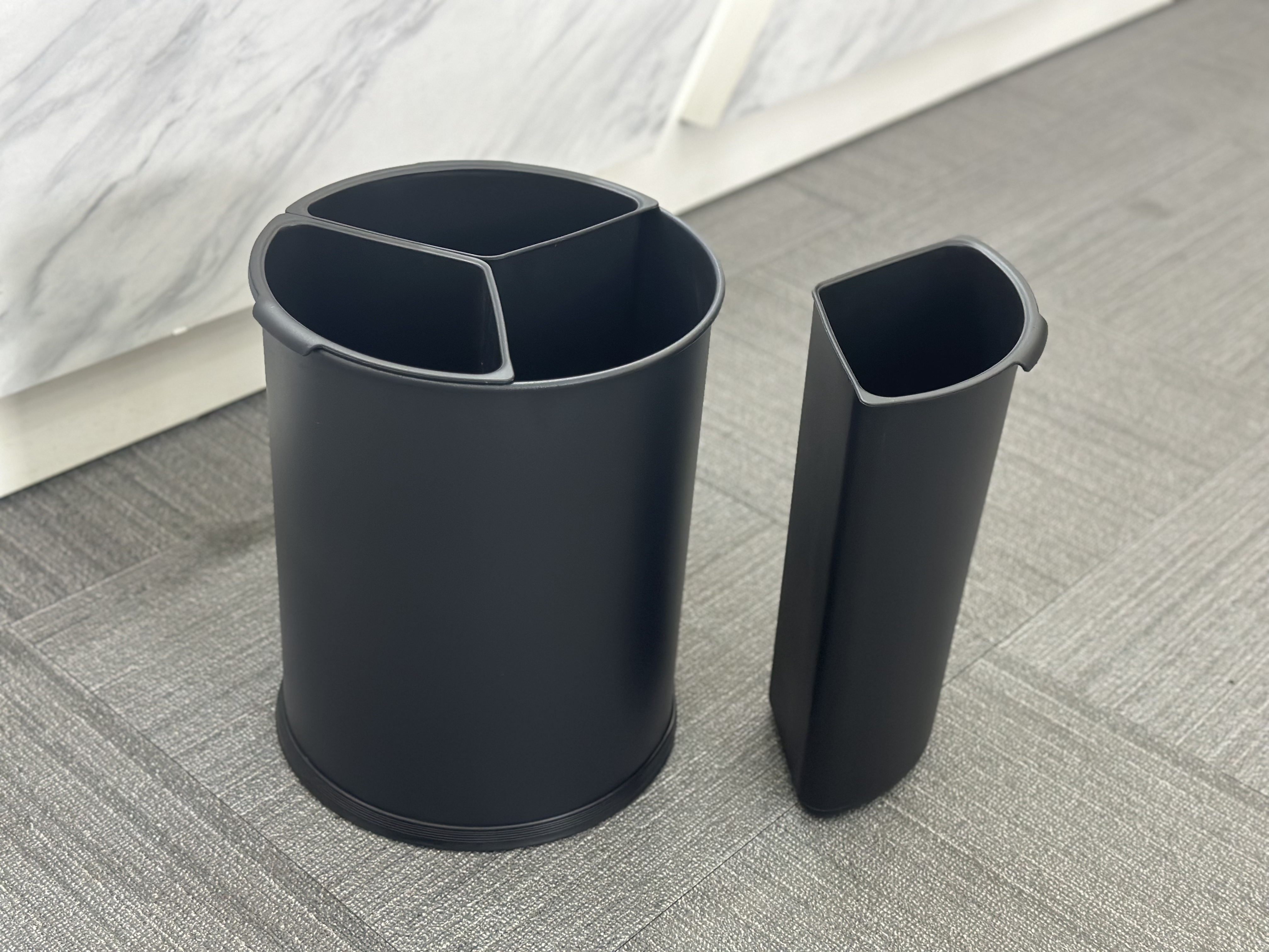 Hotel Trash Can with 3 Inner Compartments KL-74